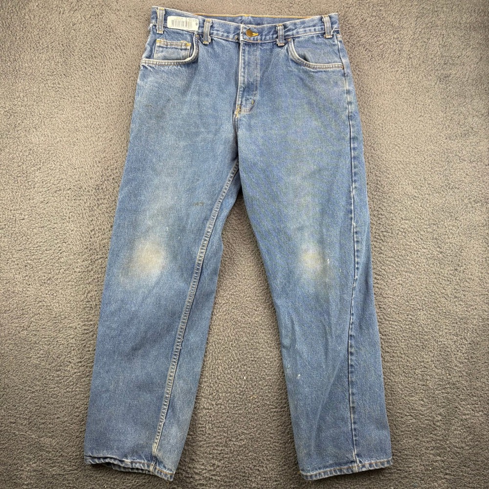 Aramark Westex Indura FR Flame Resistant Jeans Mens 34x34 Blue Denim Work Pants